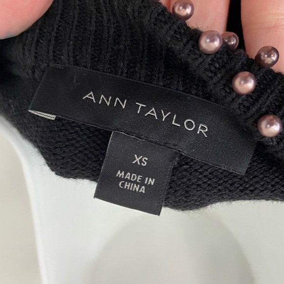 Ann Taylor Pearl Trim Sweater size XS - Picture 5 of 7